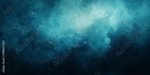 Wallpaper Mural Abstract green and blue grainy texture blending on a black background, ideal for creative designs in a comic book style Torontodigital.ca