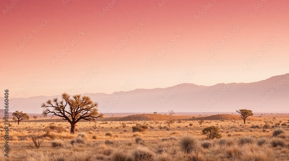 Obraz premium Australian desert landscape during Australia Day