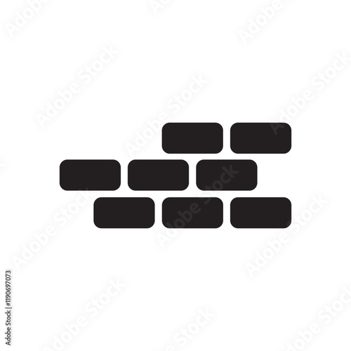 bricks wall icon 
