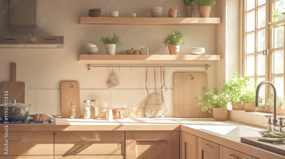 Cozy kitchen adorned with warm wooden cupboards, inviting ambiance, rustic charm, perfect blend of comfort and functionality, enhancing the heart of the home. Cozy kitchen adorned with warm wooden cupboards, inviting ambiance, rustic charm, perfect blend of comfort and functionality, enhancing the heart of the home.