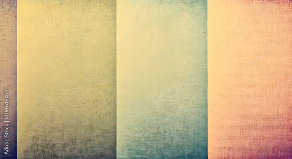 Abstract patterns with muted pastel colors and a heavy grain effect for a vintage feel, AI Generated Abstract patterns with muted pastel colors and a heavy grain effect for a vintage feel, AI Generated