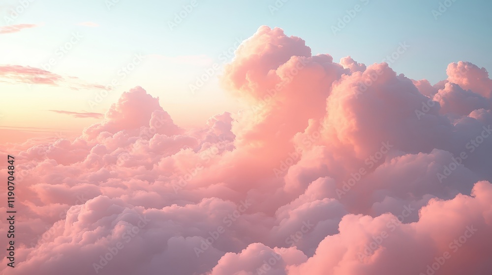 Soft Warm Pastel Clouds in a Neutral Sky Background Bathed in Gentle Light for Serene and Peaceful Atmosphere in Nature Photography Soft Warm Pastel Clouds in a Neutral Sky Background Bathed in Gentle Light for Serene and Peaceful Atmosphere in Nature Photography