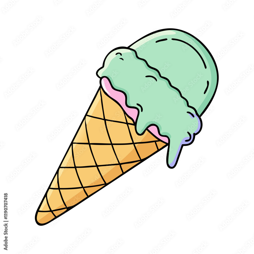 ice cream cone vector icon, ice cream cone vector illustration - simple illustration of ice cream cone, perfect for logos ice cream cone ice cream cone vector icon, ice cream cone vector illustration - simple illustration of ice cream cone, perfect for logos ice cream cone
