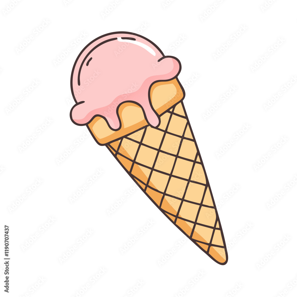 ice cream cone vector icon, ice cream cone vector illustration - simple illustration of ice cream cone, perfect for logos ice cream cone ice cream cone vector icon, ice cream cone vector illustration - simple illustration of ice cream cone, perfect for logos ice cream cone