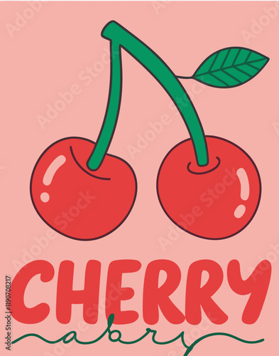 cherry illustration