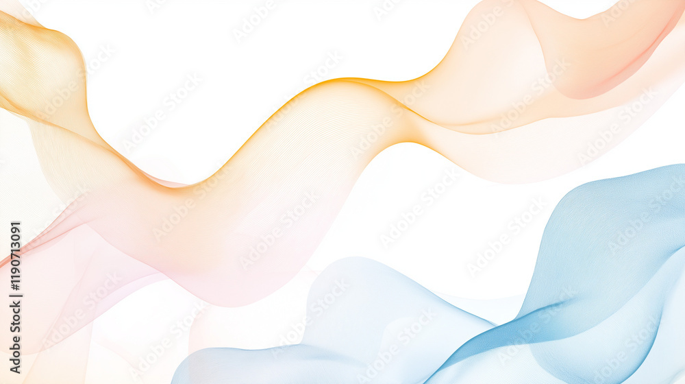 Fototapeta premium Abstract Colorful Wave Design