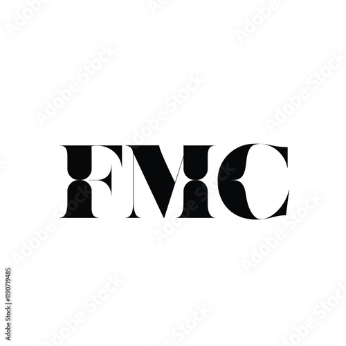 FMC text-based logo initials designed for business branding and corporate identity solutions offered as a scalable vector file
 photo