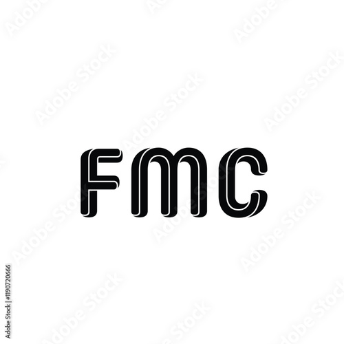 FMC text-based logo initials designed for business branding and corporate identity solutions offered as a scalable vector file
 photo