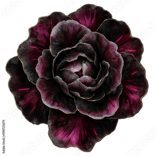 Stunning black and purple flower close-up botanical garden image display natural environment artistic perspective