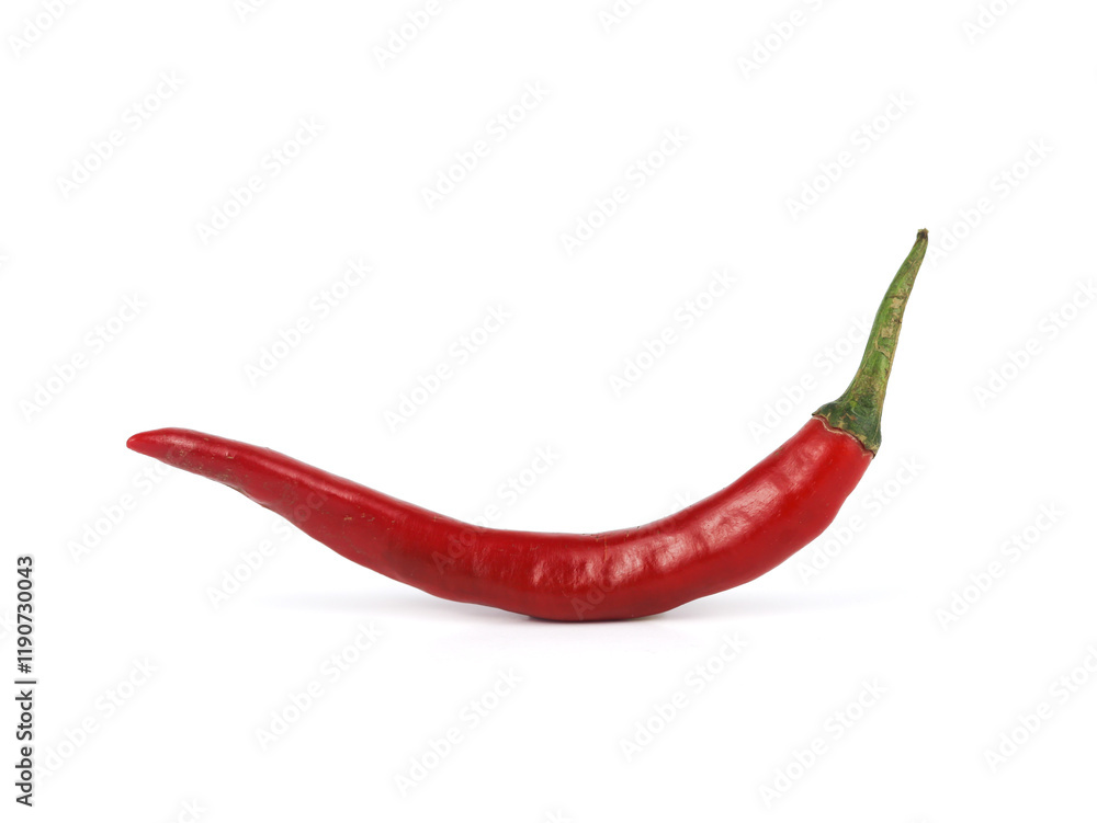 Red chilli paper isolated on white background Red chilli paper isolated on white background