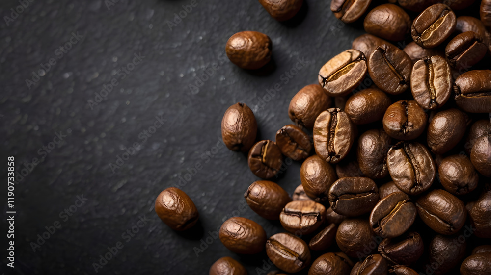 coffee beans on burlap, ai generated coffee beans on burlap, ai generated