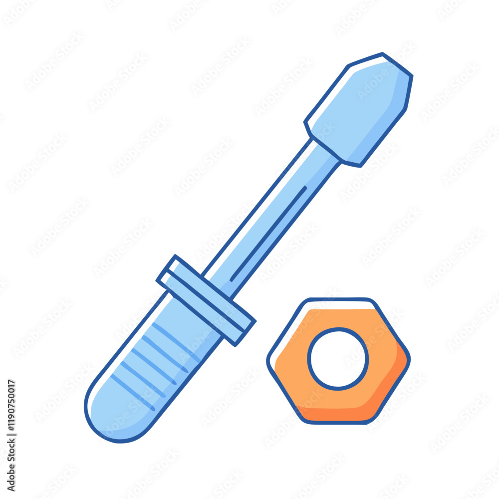 screwdriver and nut vector icon, screwdriver and nut vector illustration - simple illustration of screwdriver and nut, perfect for logos screwdriver and nut screwdriver and nut vector icon, screwdriver and nut vector illustration - simple illustration of screwdriver and nut, perfect for logos screwdriver and nut