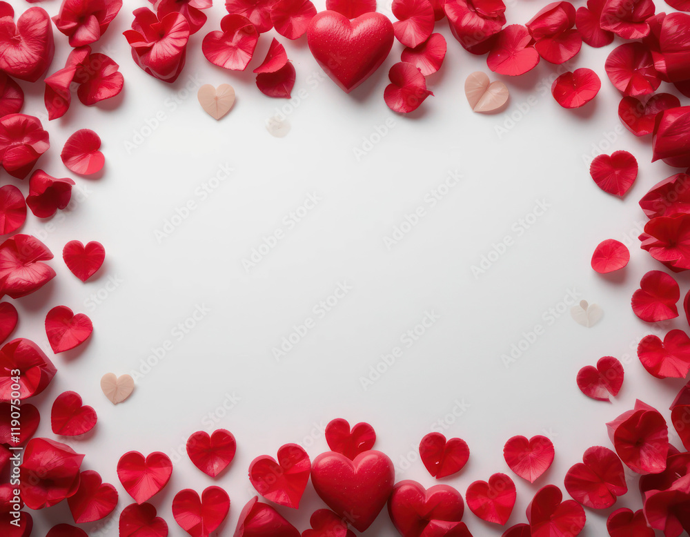 red rose petals frame red rose petals frame