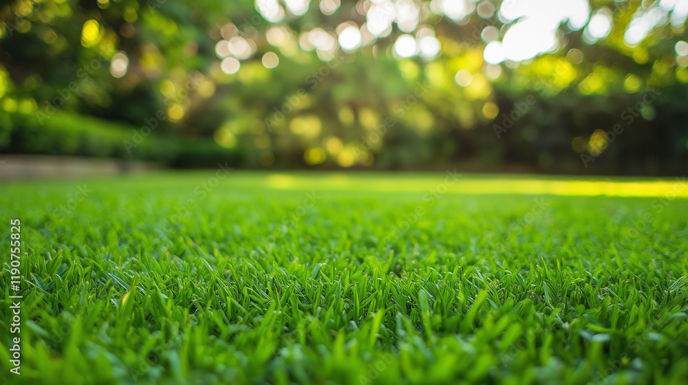 Blurred Nature Garden Background with Greenery and Defocused Trees Blurred Nature Garden Background with Greenery and Defocused Trees