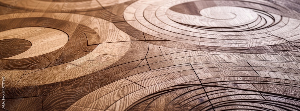 Intricate Circular Wooden Patterns and Textures Intricate Circular Wooden Patterns and Textures