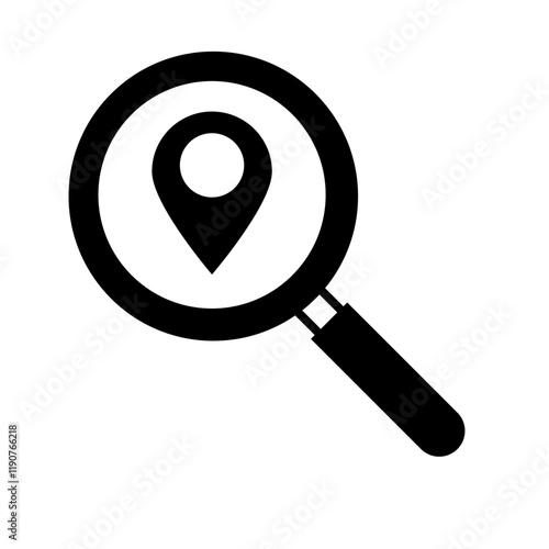 search location glyph icon