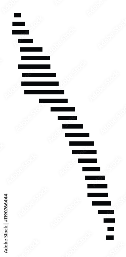 Symbol Map of the Island Ilhas Desertas (Portugal) showing the island with horizontal black lines Symbol Map of the Island Ilhas Desertas (Portugal) showing the island with horizontal black lines