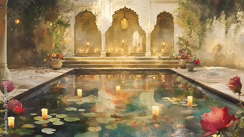 Wedding invitation background 