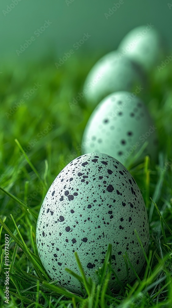 Minimalist Green Easter Eggs on Grass Background for Chinese New Year Celebration, Emphasizing Simplicity and Seasonal Aesthetics in Festive Decor Minimalist Green Easter Eggs on Grass Background for Chinese New Year Celebration, Emphasizing Simplicity and Seasonal Aesthetics in Festive Decor