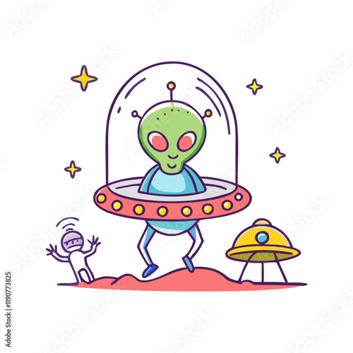 alien invader retro style vector icon, alien invader retro style vector illustration - simple illustration of alien invader retro style, perfect for logos alien invader retro style 