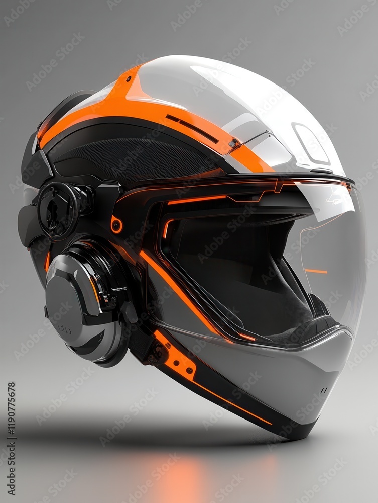 Fototapeta premium Advancements workplace protection insights into safety helmet innovations technology trends