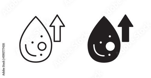 High cholesterol vector web icons set