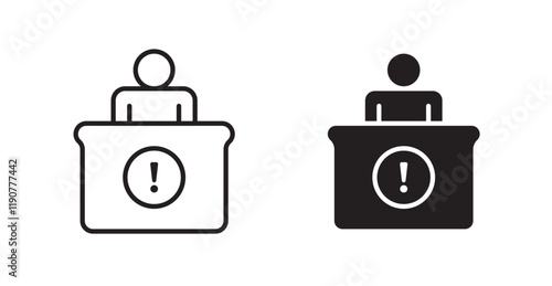 Help desk information vector web icons set