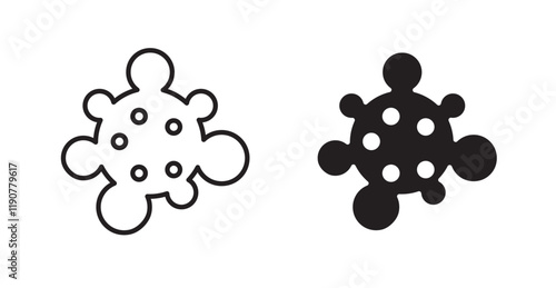Pigment vector web icons set