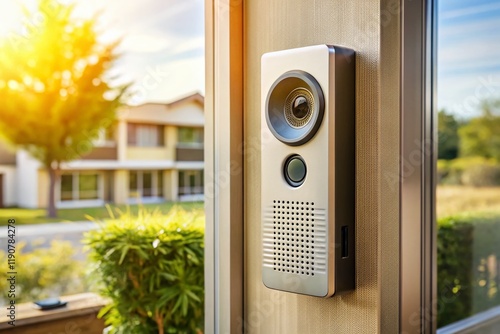 Smart Home Security: Doorbell Video Intercom System with Wireless Speakerphone photo