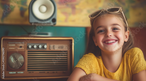 cute girl on world radio 