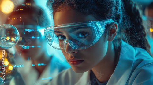 World International Day of Women and Girls in Science 3D 
