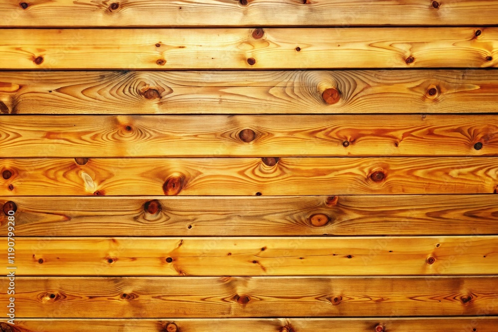 Naklejka premium Horizontal Softwood Wall Paneling: Rustic Texture Background