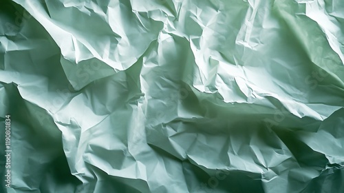Wallpaper Mural Crumpled light green paper texture revealing the beauty of imperfections in artistic design Torontodigital.ca