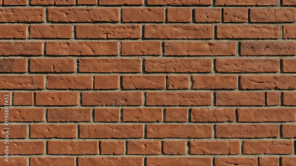 Closeup of a classic red brick wall with detailed texture, ideal for use in backgrounds, interior design concepts and architecture visuals Closeup of a classic red brick wall with detailed texture, ideal for use in backgrounds, interior design concepts and architecture visuals