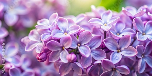 Isolated Lilac Blossoms: Delicate Spring Flower Collection - High-Resolution Stock Photo