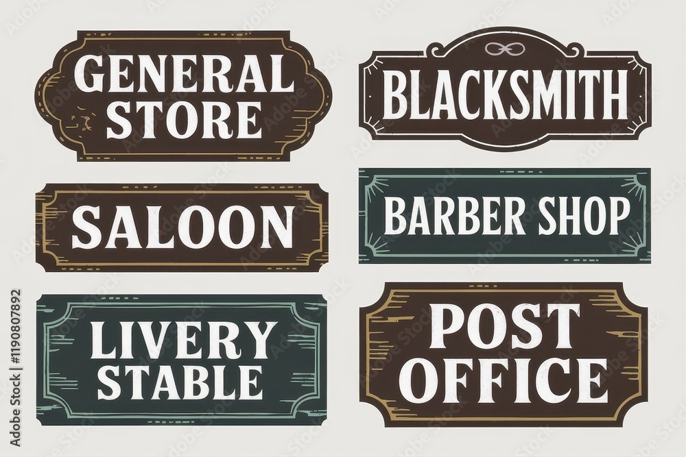 custom made wallpaper toronto digitalCollection of Vintage Western Style Business Signs