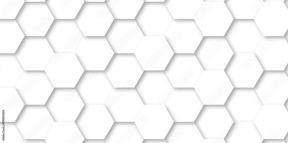 Abstract geometric vector design pattern with hexagonal shapes and modern digital texture for futuristic technology Illustrations. white hexagon design concept with geometric background. Abstract geometric vector design pattern with hexagonal shapes and modern digital texture for futuristic technology Illustrations. white hexagon design concept with geometric background.