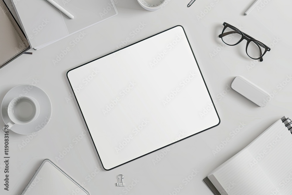 Clear Pixel Image of Stationery and Glasses Near Gadgets Clear Pixel Image of Stationery and Glasses Near Gadgets