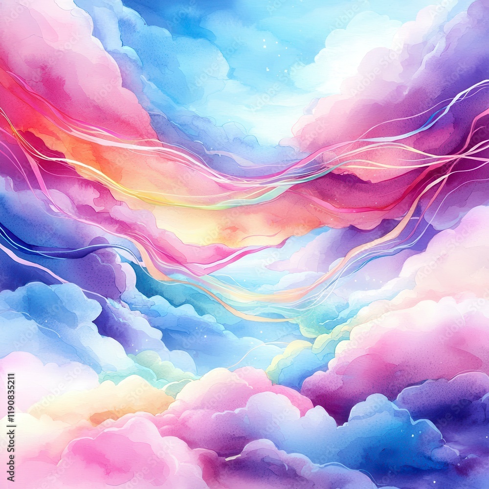 Stunning Abstract Art of Interwoven Clouds and Sky in Pastel Hues, Capturing the Beauty Stunning Abstract Art of Interwoven Clouds and Sky in Pastel Hues, Capturing the Beauty