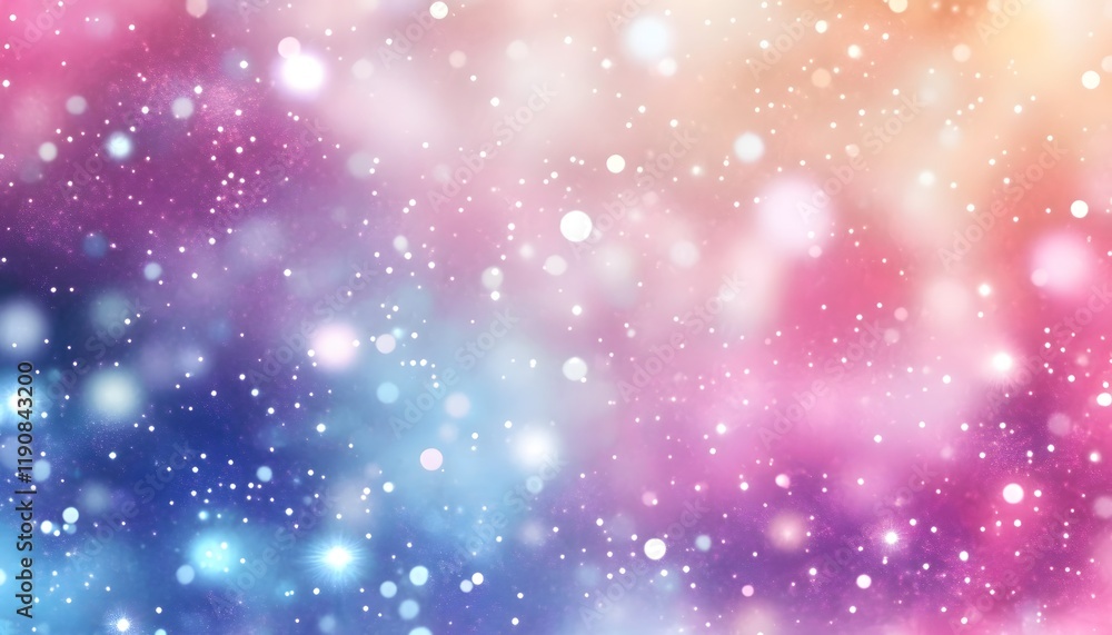 vibrant bokeh lights background with blue pink hues festive holiday celebration themes, Generative Ai vibrant bokeh lights background with blue pink hues festive holiday celebration themes, Generative Ai
