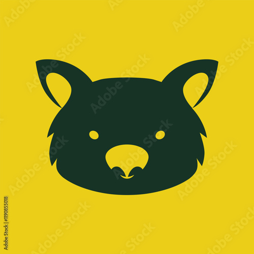 wombats minimalist logo, wombat minimalist icon
