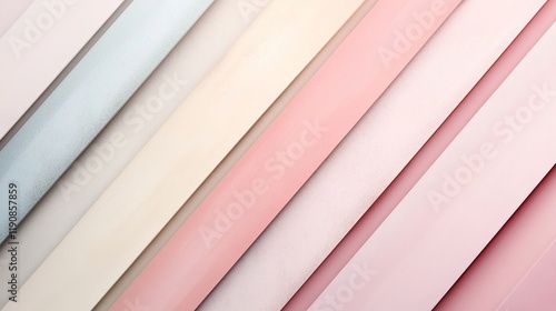 Diagonal stripes in soft pastel colors with a slight gradient effect. photo