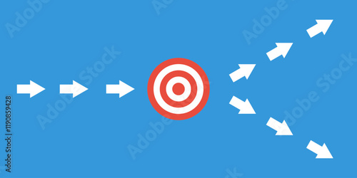 one way splitting after goal, fork road choose path
