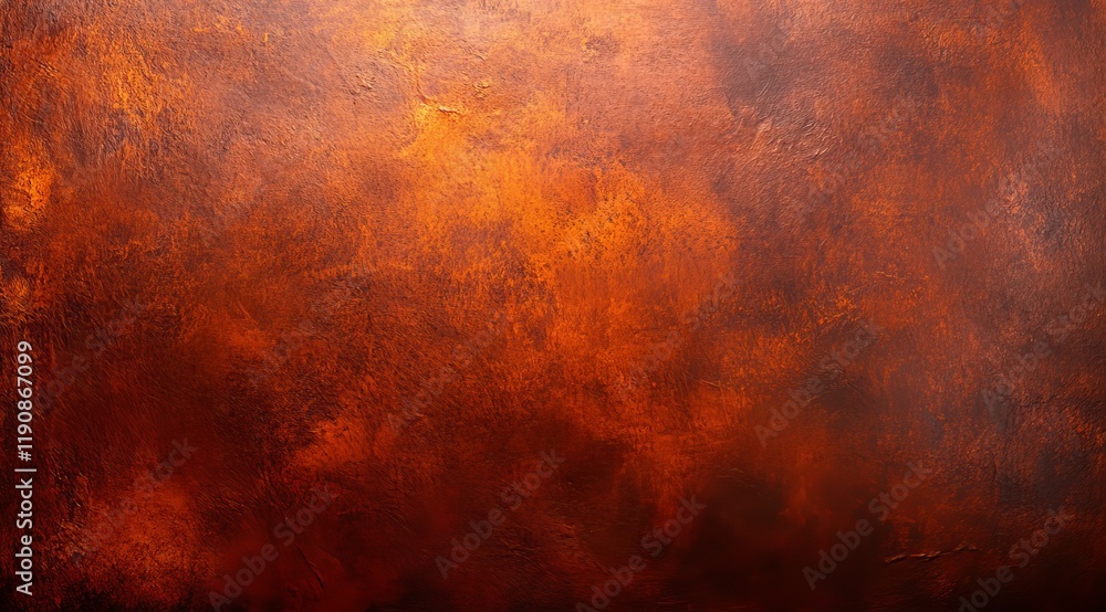 Obraz premium Abstract Background in Rich Shades of Rusty Brown and Orange Tones