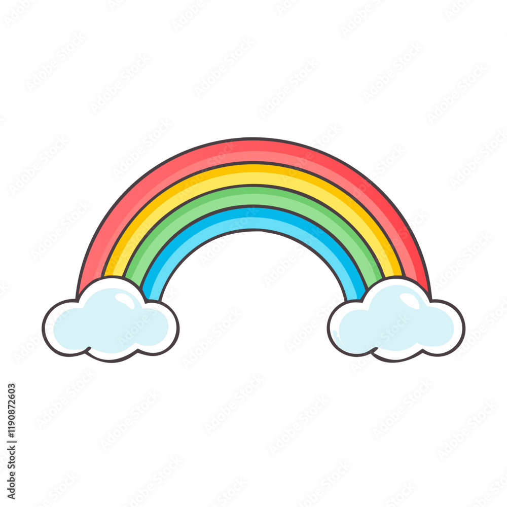 rainbow vector icon, rainbow vector illustration - simple illustration of rainbow, perfect for logos and icons rainbow vector icon, rainbow vector illustration - simple illustration of rainbow, perfect for logos and icons