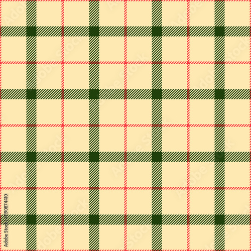 tartan textured plaid design, christmas checkered seamless pattern, winter wrapping paper vector template