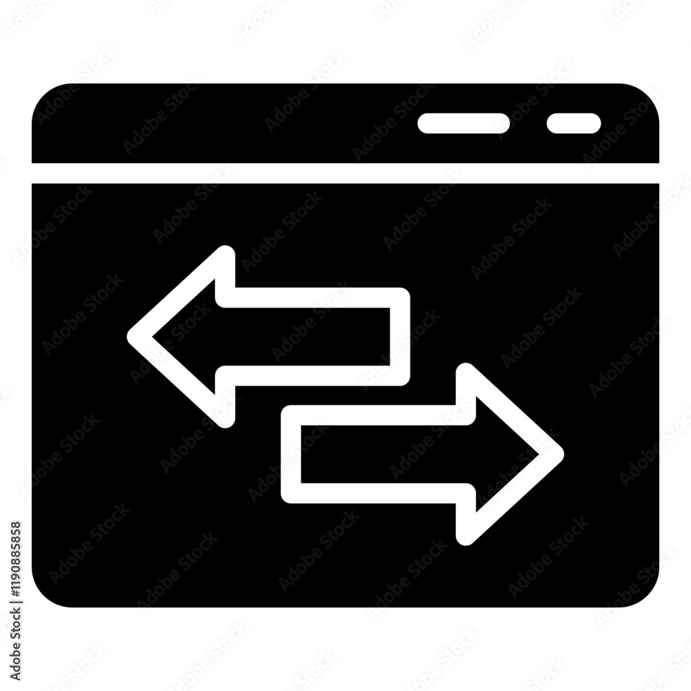 Web Traffic Icon Web Traffic Icon