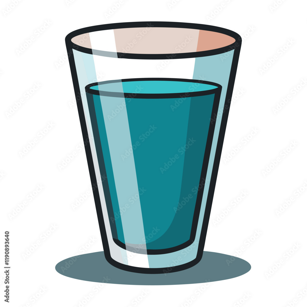 glass with water glass with water