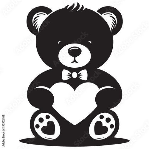 Sweet Love A Valentine Teddy Bear Design