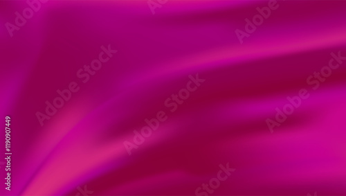 Deep pink Curtain Opening Isolated Celebration Event Backdrop. Wallpaper Vector Iridescent red gradient. Holographic foil. Abstract background. Creative neon template for banner
